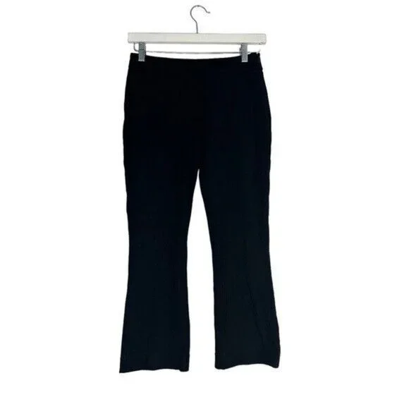 Cabi 3394 Kingston Cropped Black Trousers Pants Sz 2 Ponte Stretch Chelsea Chic - Picture 3 of 12